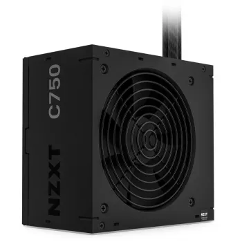 Maitinimo blokas NZXT C750 Bronze 750 W, 24 kontaktų ATX, 80 PLUS Bronze, 120 mm ventiliatorius, juodas