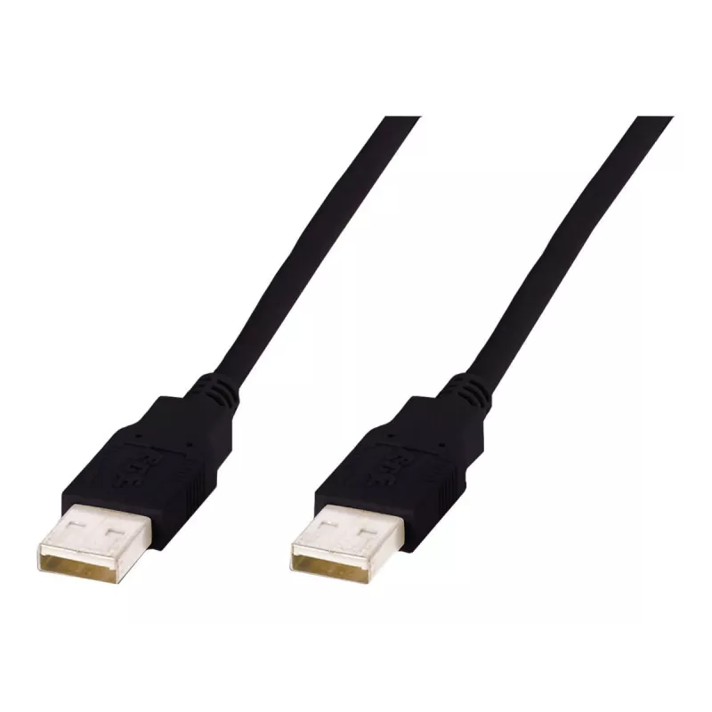 Assmann USB jungiamasis kabelis. A tipo M/M. 3,0 m. USB 2.0 suderinamas. UL. juodas (AK-300100-030-S)