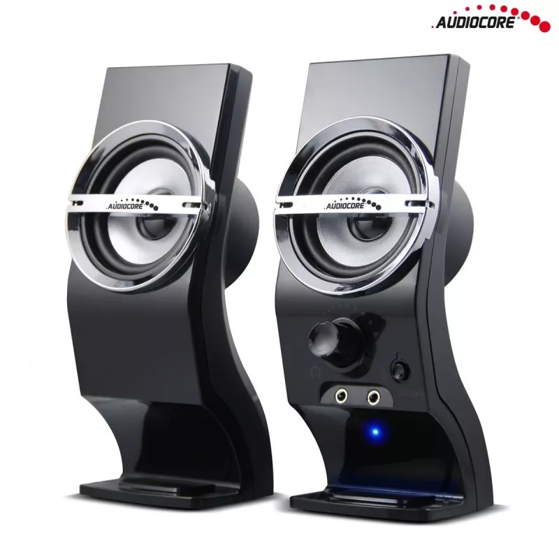 Audiocore AC805 stereofoninės kolonėlės 2.0 PC 6W juodos
