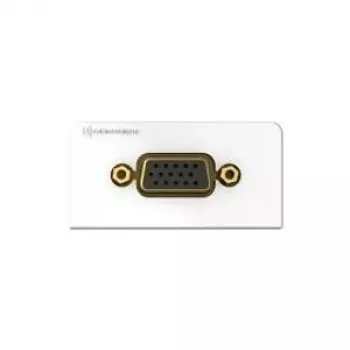 Kindermann 7456000501 VGA baltas kištukinis lizdas (7456000501)