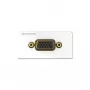 Kindermann 7456000501 VGA baltas kištukinis lizdas (7456000501)