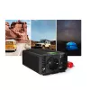 GREEN CELL Automobilinis galios keitiklis 12V į 230V 150W/300W gryna sinusoidė