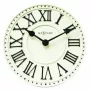NeXtime klok 5187wi London Table, Ø16 cm, Sieninis, Balta/ Juoda+B32