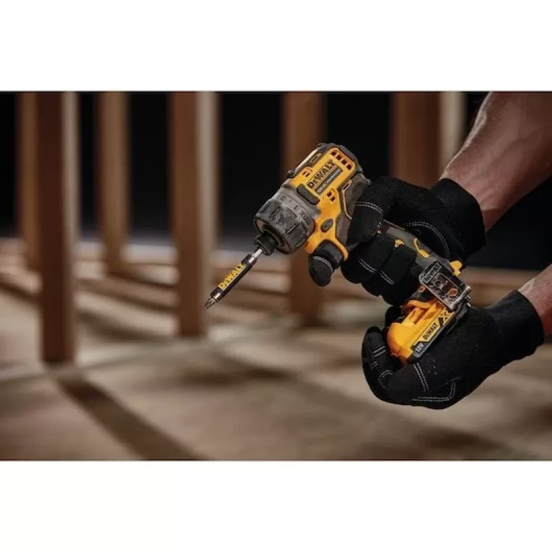 DeWALT DCF601N-XJ elektrinis atsuktuvas/smūginis suktuvas 1100 aps./min. Juoda, Geltona