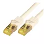 Tinklo laidas M-Cab 2m RJ-45 Cat7 baltas S/FTP