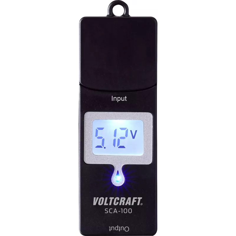 USB adapteris Voltcraft SCA-100 — 1× USB prievadas