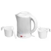 Elektrinis virdulys LAFE LAFCZA45865, nerūdijantis plienas, 0,6 L, 600 W, šviesiai pilkas, atverčiamas užrakinamas dangtis
