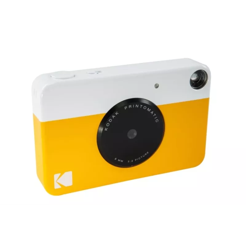 Kodak PRINTOMATIC momentinės spaudos fotoaparatas, 2x3'', geltonas