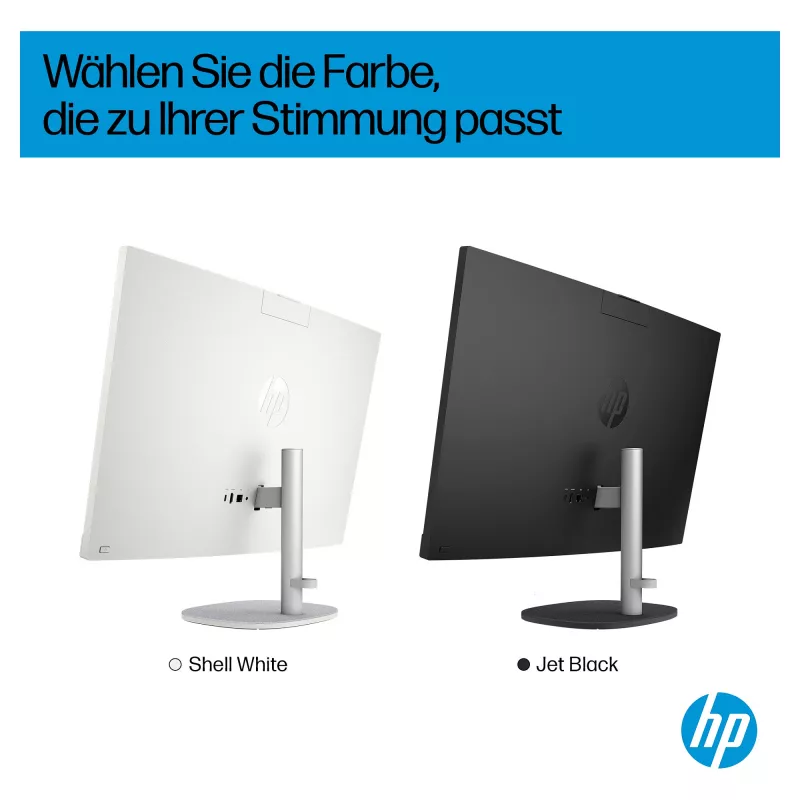 HP AI 27-cr2275ng - All-in-One (Complete Solution) - Core Ultra 7 255U - RAM 16 GB - SSD 512 GB - NVMe - Intel Graphics - 1GbE, Bluetooth 5.3, Wi-Fi 6 - WLAN: 802.11a/b/g/n/ac/ax