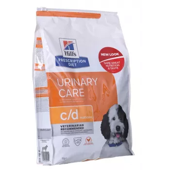 HILL'S PRESCRIPTION DIET Canine Urinary Care c/d Multicare Sausas šunų maistas su vištiena 1,5 kg