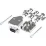 MH Connectors MHDM9-DM9P-K D-SUB kištukinių kontaktų rinkinys 180 ° polių skaičius: 9 litavimo mova 1 vnt.