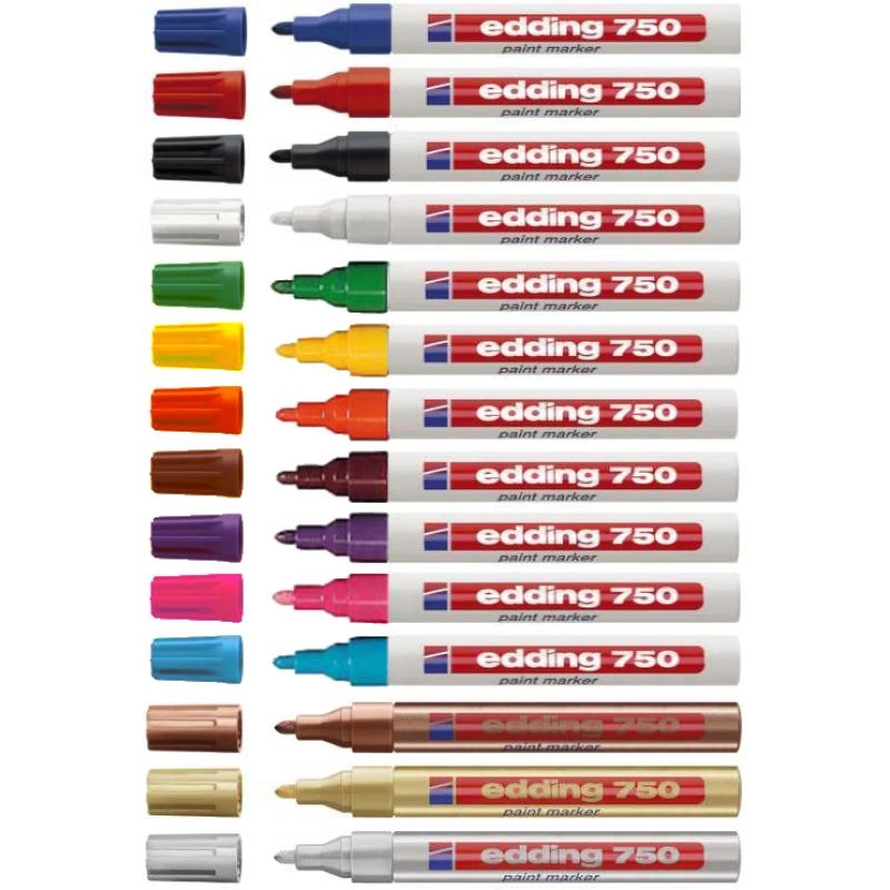 Marker Edding 750 Sidabrinis