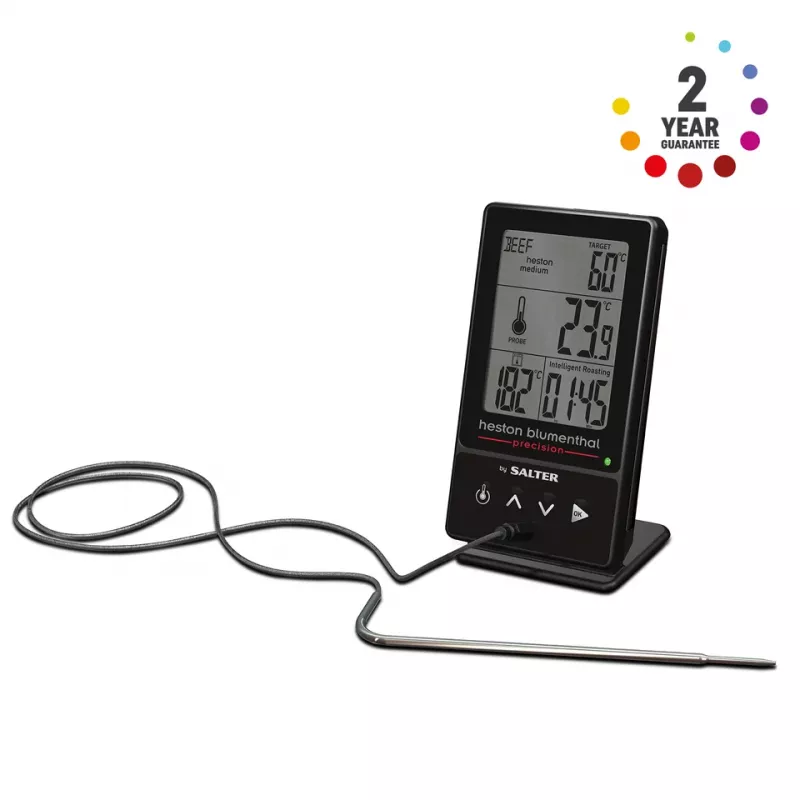 Skaitmeninis maisto termometras Salter 540A HBBKCR 5 viename precizinis — daugiafunkcis virtuvės zondas