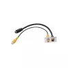 S-Video + RCA lizdas Kindermann 7444000505 aliuminis 50 mm