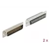 D-Sub HD 50 kontaktų kištukas, metalinis, skirtas lituoti, 2 vnt. DeLOCK 66705