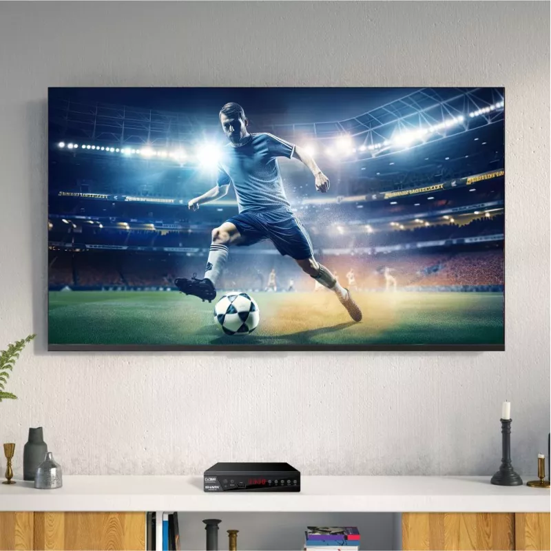 Skaitmeninis TV imtuvas MANTA DVBT005-SH DVB-T/T2 HEVC palaikymas