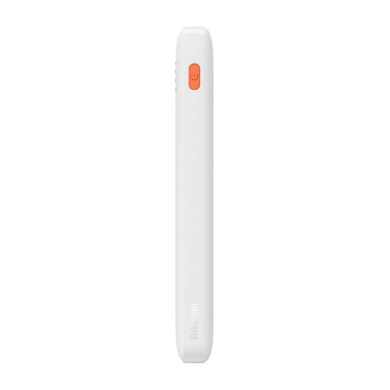 Baseus Airpow ličio polimerų išorinė baterija 10000 mAh 20 W Balta