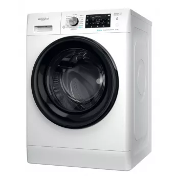 WHIRLPOOL skalbimo mašina FFD 9489 BV EE, 9 kg, 1400 aps./min., energijos klasė A, gylis 63 cm, inverterinis variklis, juodos durys