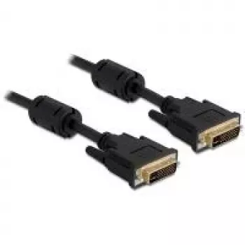 DVI laidas DeLOCK 24+5 kištukas į DVI 24+5 kištukas 3 m juodas