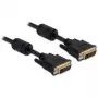DVI laidas DeLOCK 24+5 kištukas į DVI 24+5 kištukas 3 m juodas