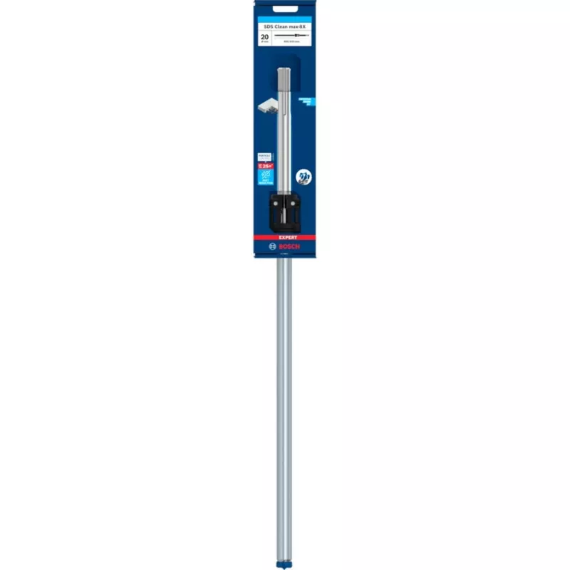 Hammer drill bit Bosch Expert SDS Clean max‑8X — 20 mm diameter, 400 mm length