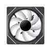 Gamemax | Korpuso ventiliatorius | FN12A-S8I | Juoda