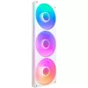 NZXT F360 RGB Core 120mm ARGB 3 vnt. rinkinys, baltas