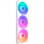 NZXT F360 RGB Core 120mm ARGB 3 vnt. rinkinys, baltas