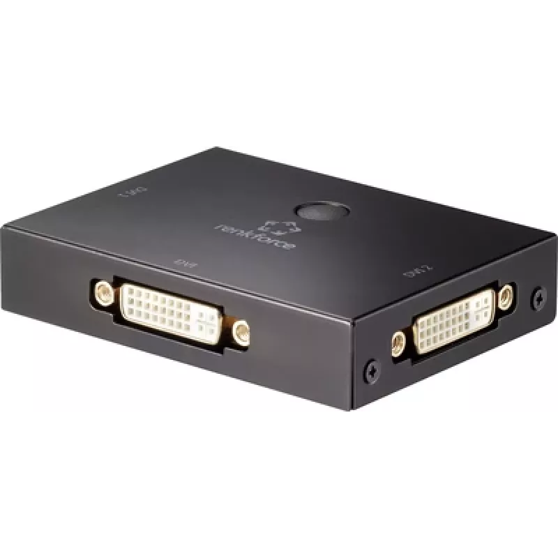 Renkforce RF-3795620 - DVI - 1920 x 1080 pikselių - Juoda - Metalinė - 60 Hz - 165 MHz (RF-3795620)