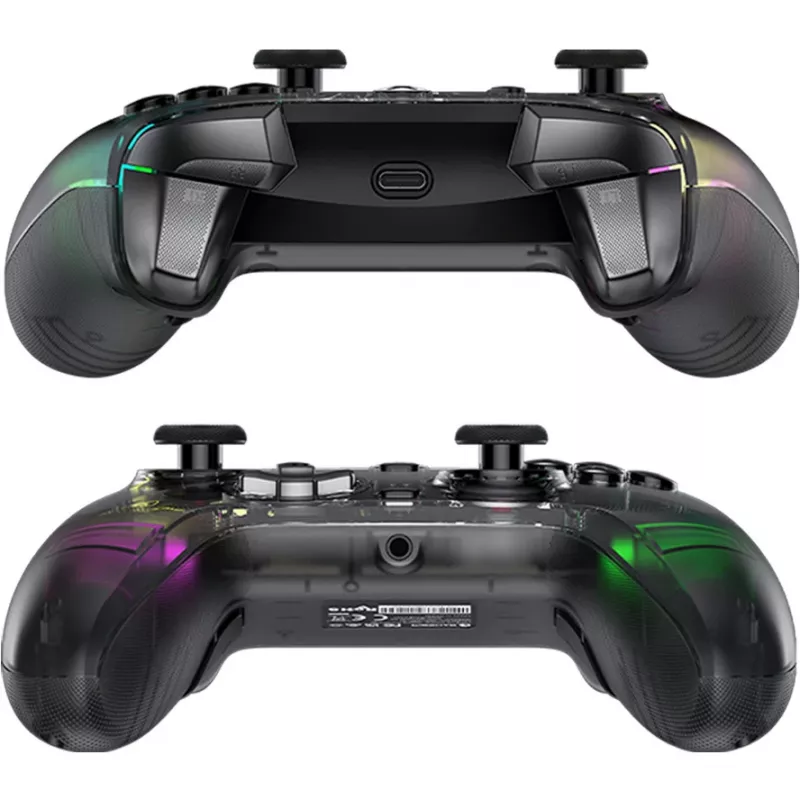 GameSir žaidimų pultelis Kaleid juoda permatoma laidinė USB Type-C, skirta Xbox One / Xbox Series X / Series S, 3 m laidas