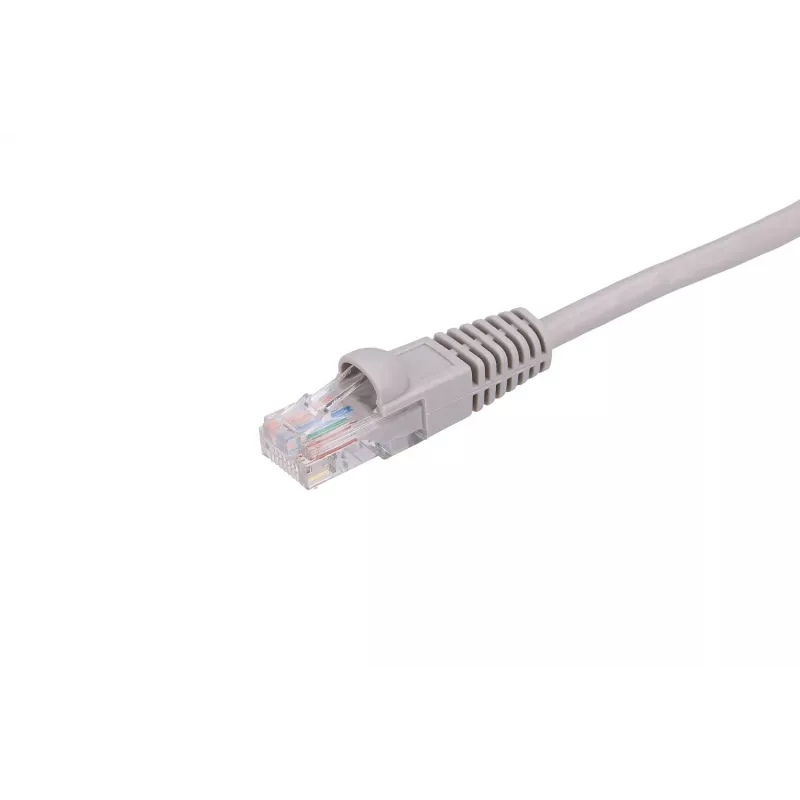 Tinklo kabelis Extralink LAN Patchcord Kat.5e RJ-45 U/UTP 0,5 m pilkas