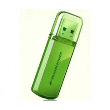 USB atmintinė Silicon Power Helios 101 — 8 GB, USB 2.0, Type-A, žalia, dangtelio dizainas