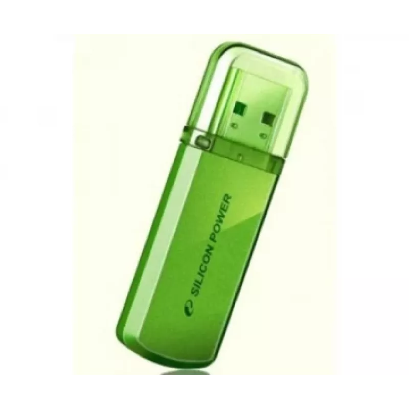 USB atmintinė Silicon Power Helios 101 — 8 GB, USB 2.0, Type-A, žalia, dangtelio dizainas