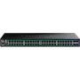 TRENDnet TPE-3524S - komutatorius - 52 prievadai, žiniatinklis - L2+ - išmanusis - 48 x 10/100/1000 (PoE+) + 4 x 10 gigabito SFP+ - staltiesei, montuojamas stelaže - PoE+ (410 W) - TAA atitinkantis (TPE-3524S)