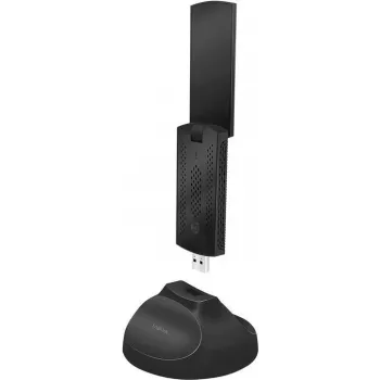 LogiLink WL0247 - belaidis - USB - WLAN - Wi-Fi 5 (802.11ac) - 1300 Mbit/s - Juoda