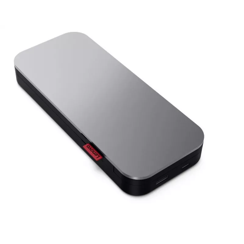 „Lenovo Go“ maitinimo bankas, ličio jonų, 20 000 mAh, juodai pilkas, USB A ir C tipo