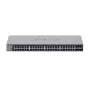 Valdomas Gigabit Ethernet komutatorius Netgear GS752TX, 48x RJ-45 10/100/1000, 10G palaikymas, 1U stovas, pilkas