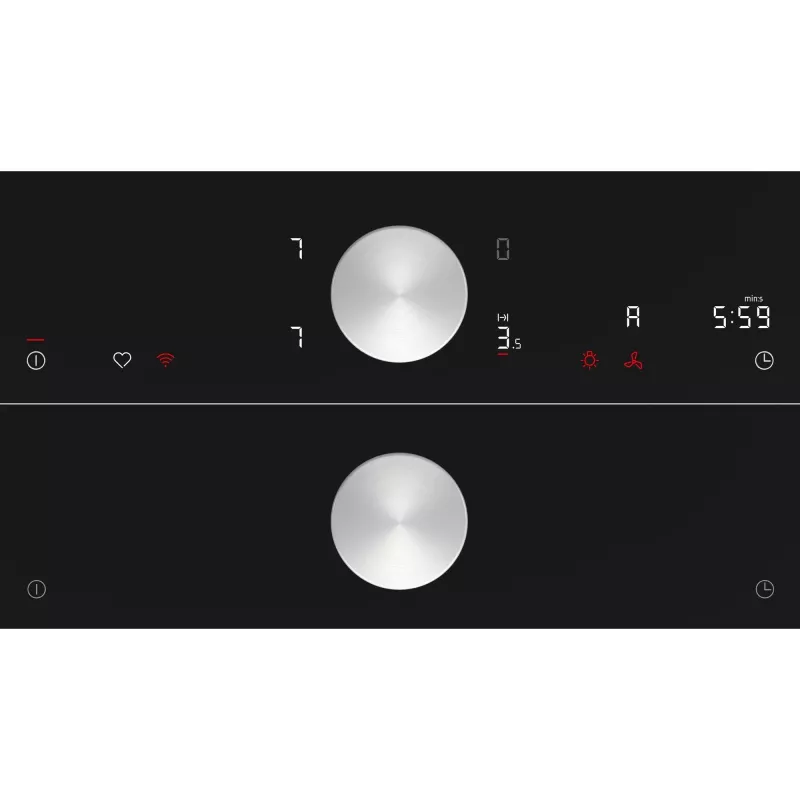 Neff N 90 juodas įmontuojamas 80 cm zoninė indukcinė kaitlentė 5 zonos