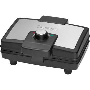 Clatronic WA 3606 vaflinė 2 vafliai Juoda,Nerūdijantis plienas 800 W