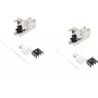 ShiverPeaks BS08-10002-2 Keystone RJ45 Cat 6A jungtis, be įrankių, 2 vnt. pakuotėje