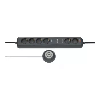 Maitinimo ilgintuvas Brennenstuhl Eco-Line Comfort Switch 2m 6 AC lizdų
