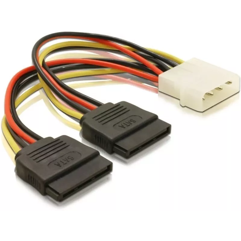 Maitinimo laidas SATA HDD 2x DeLOCK 60102 0,112 m
