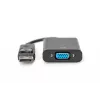 Assmann DisplayPort adapterio kabelis. DP - HD15 M/F. 0,15 m. su užraktu. DP 1.1 suderinamas. UL. juodas. be ekranavimo. 32AWG (AK-340410-001-S)