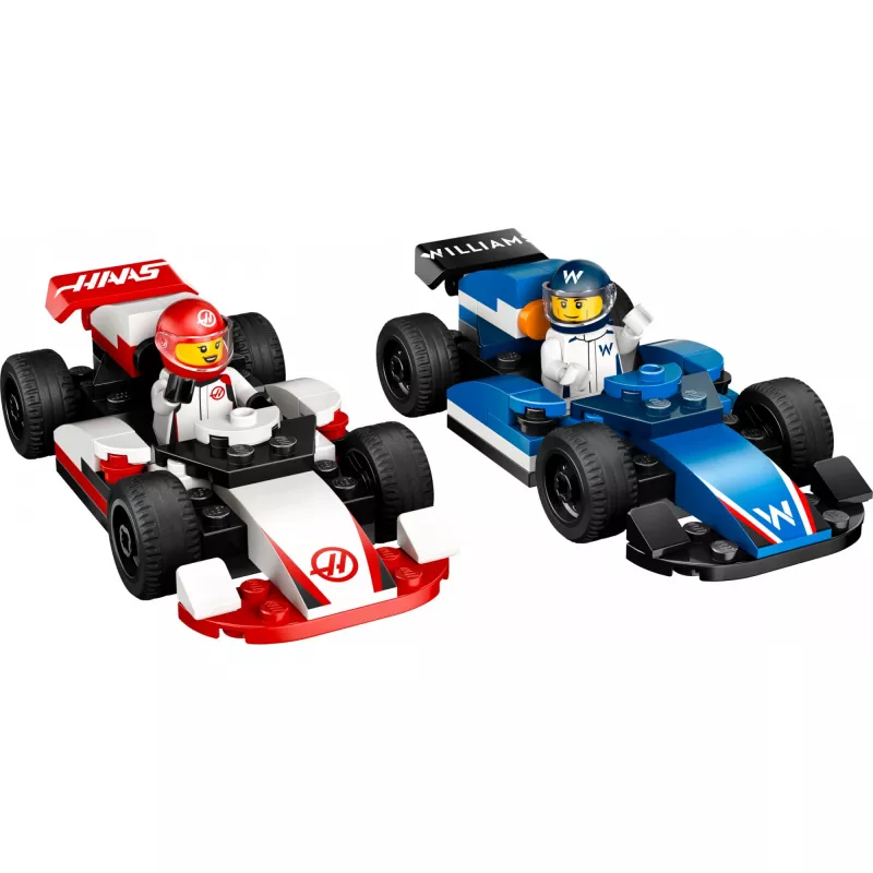 LEGO CITY 60464 F1 - Williams Racing & Haas F1 lenktyniniai automobiliai