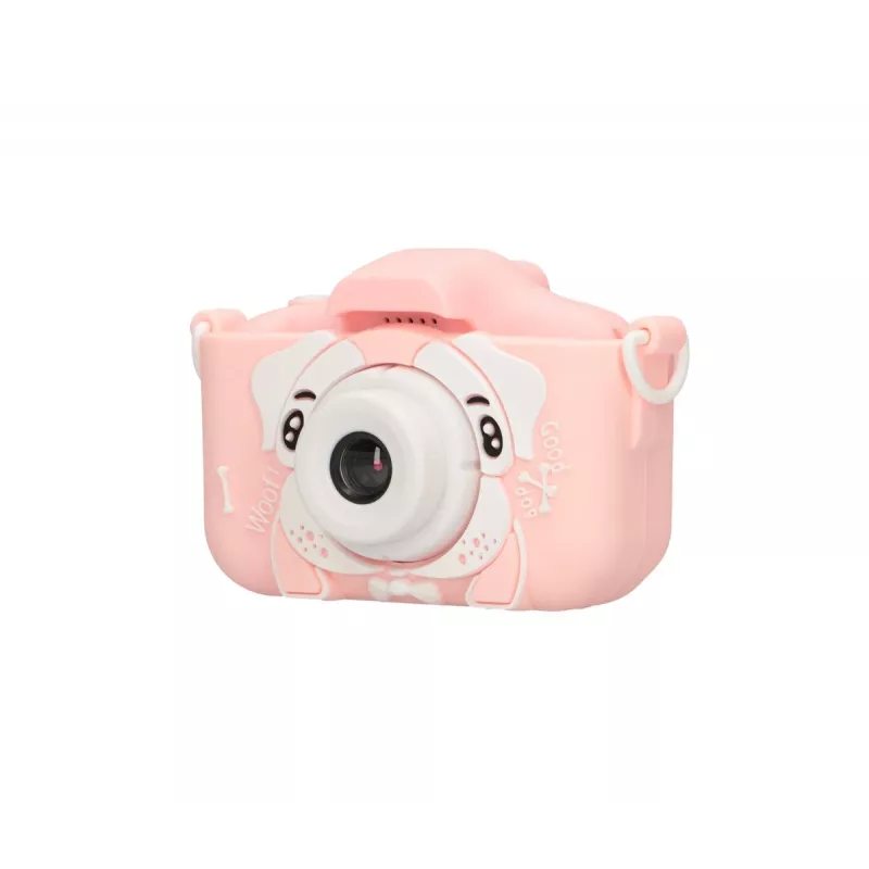 Vaikiškas skaitmeninis fotoaparatas Extralink H28 SINGLE PINK — rožinis/baltas, nuo 3 metų