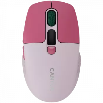 Canyon MW-26 - 2in1 belaidė optinė pelė Bluetooth / 2,4 GHz - tyli - rožinė