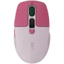 Canyon MW-26 - 2in1 belaidė optinė pelė Bluetooth / 2,4 GHz - tyli - rožinė