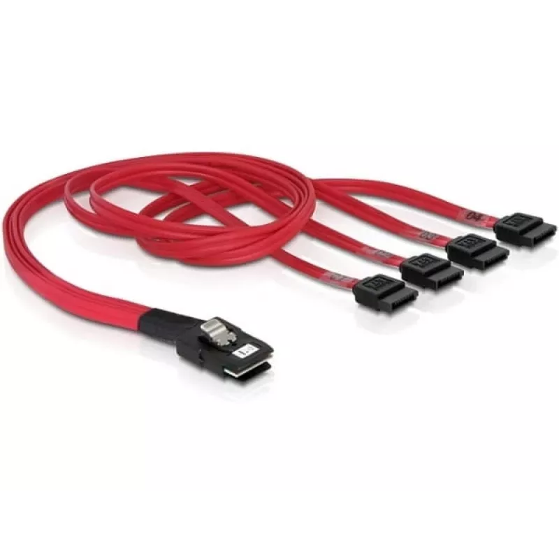Delock - SATA- / SAS-kabelis - 4-Lane - SATA (W) to 36 PIN 4iMini MultiLane (M) - 50 cm (83057)