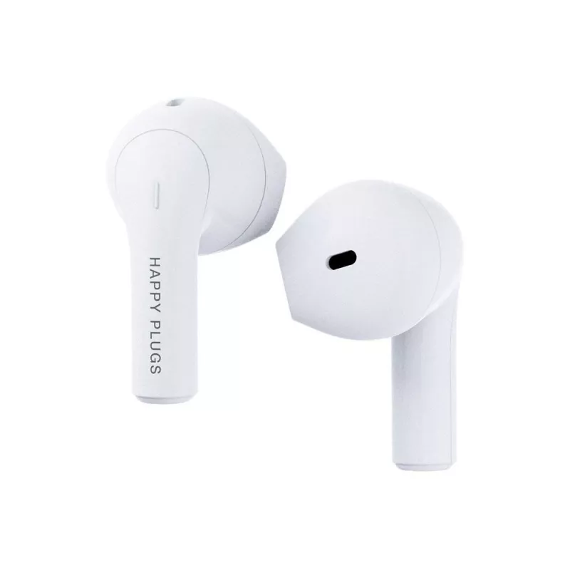 Laisvų rankų įranga happy plugs JOY TWS į ausis įdedamos Bluetooth ausinės skambučiams, muzikai, sportui — balta, 20–20000 Hz