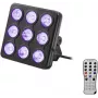 LED efektų šviestuvas EUROLITE modelis 42110199 su 9 šviesos diodais, DMX valdymas